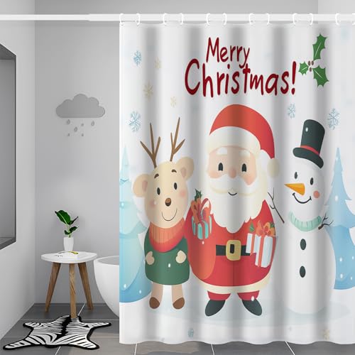 Rideau de douche imperméable et lavable pour éviter les éclaboussures avec motif dessin animé