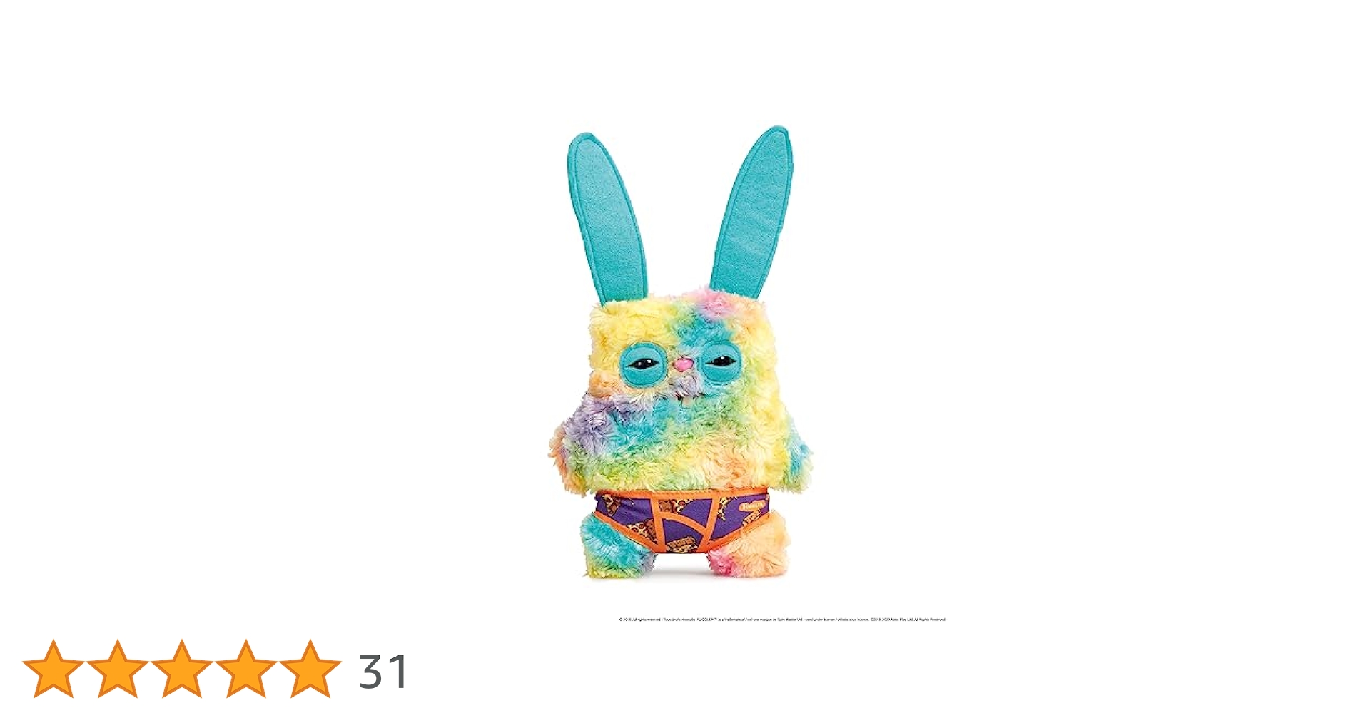 【正規品】 ファグラー バッジー　FUGGLER モンスター ぬいぐるみ　人形 Amazon.co.jp: ファグラー (バッジー) Fuggler Budgie Rabid