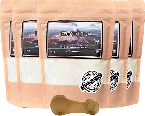 Kit Zeolita Standard 5x250g - Potencializada e Frequenciada
