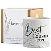 Cousin Gifts for Women Best Cousin Ever Candle Cousin Birthday Gifts for New Cousin Best Cousin Gifts Christmas Thanksgiving Valentines Day Mothers Day Gifts for Cousins Female Male