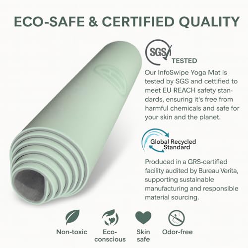 Esterilla de yoga TPE antideslizante sin olor para evitar resbalones 3