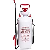NETTA Garden Sprayer 8L - Weed Killer Sprayer Pump with Adjustable Mist Spray Bottle Nozzle - Pressure Pump Spray Bottle for Plants, Fertilizer, Pesticides, Fungicides, Patio & Car Cleaning