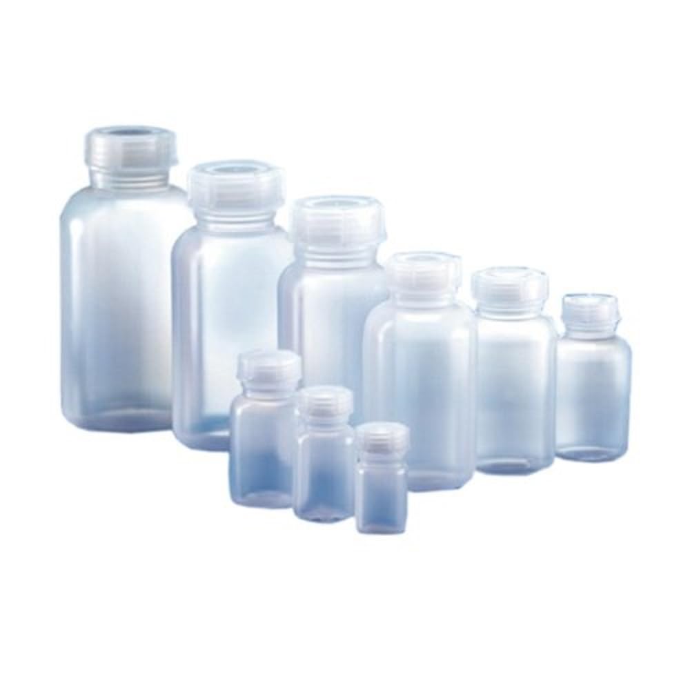 Kautex 2000770536 Biberon a collo largo con chiusura, Rotondo, 1500 ML, LDPE naturale (confezione da 4 pezzi)