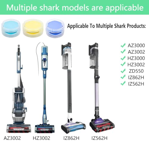 (Multi-flavor 6 Pack) Replacement for Shark Odor Neutralizer Cartridge LA702 AZ3002 HZ3002Accessories Replacement for Shark Vacuum Cleaner Odor Neutralizer And air Purifier HP302. -1541fc3000 - Thumbnail 3