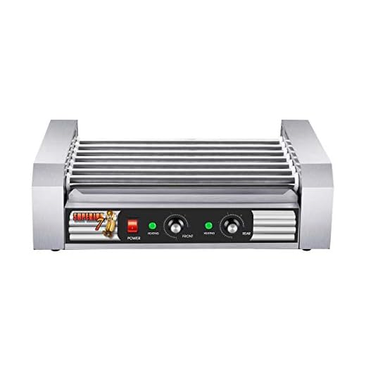 Superior Popcorn Company 82-P288 Superior Popcorn Commercial 18 Hot Dog 7 Roller Grilling Machine