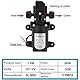Jadeshay Wasserpumpe 12V, Selbstansaugende Membranpumpe 60W 5L/Min Wasserpumpe Klein Druckpumpe Wasser für Wohnwagen/Boot/Wohnmobil/Garten//Fahrzeugreinigung/Wohnmobil