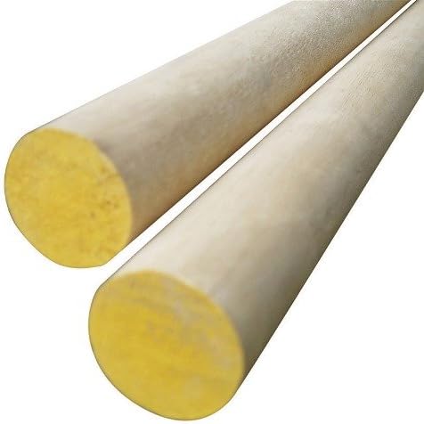ALEXANDRIA MOULDINGPoplar Dowel 2X48"Ylw Case Of 2, Alexandria Moulding Inc