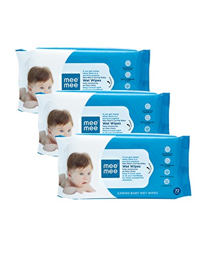 Image of Mamaearth Gentle Cleansing Shampoo for Babies (200 ml) and Mee Mee Baby Gentle Wet Wipes ((72 Pcs,Pack of 03), Aloe Vera Wet Wipes)