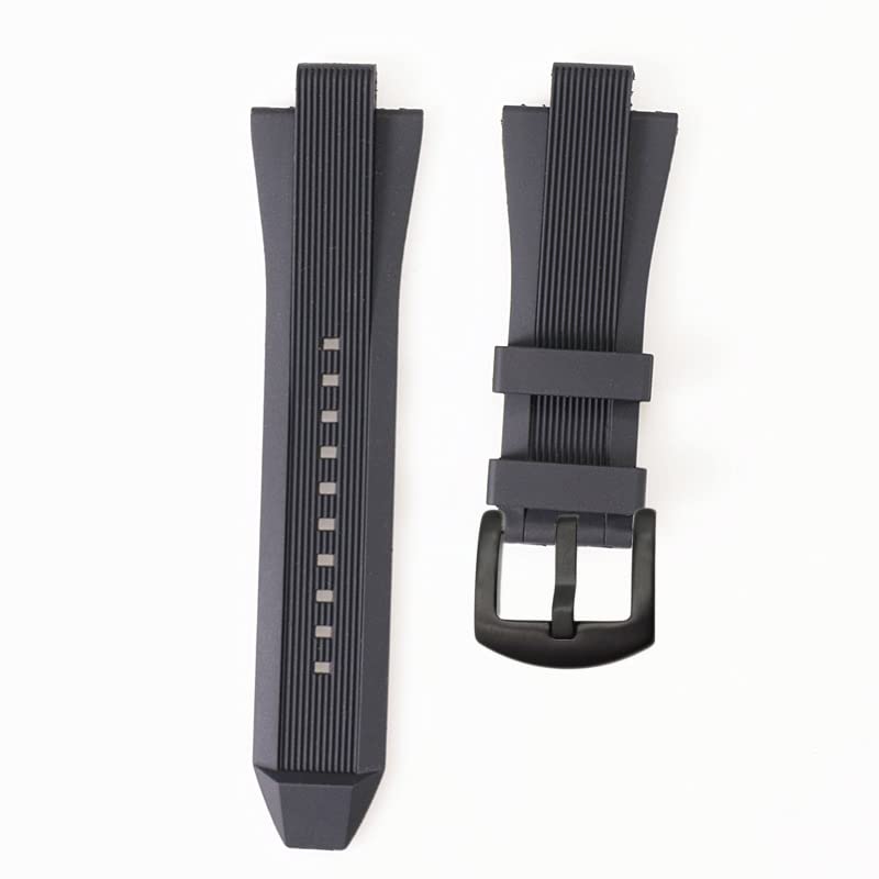 Bracelet en caoutchouc silicone 29x13 mm pour montre