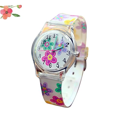 TENDYCOCO Relógios modernos para meninas Jelly Creative Relógio infantil à prova d'água relógio de