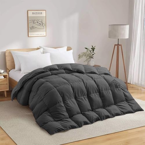 Image of 500 GSM Heavy Winter Quilt Comforter Single Size (60 inchX90 inch) - Super Comfort Winter Blanket 500 GSM Microfiber Fill - Duvet /Blanket Single Size - Dark Grey Color