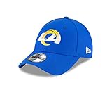 Gesticktes 'Los Angeles Rams'-Logo auf der Vorderseite. Gesticktes New Era-Logo auf der Seite. Klettverschluss mit 'Rams'-Namenslogo. 6 Panel. 9Forty fit.