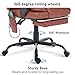 Massage Office chair for Home Office, Computer Desk Chairs Executive Office Chair with Footrest 135° Reclining Extra Padded Adjustable Height Heavy Duty 360° Tilt Function & Remote, Brown Massage Office chair for Home Office, Computer Desk Chairs Executive Office Chair with Footrest 135° Reclining Extra Padded Adjustable Height Heavy Duty 360° Tilt Function & Remote, Brown