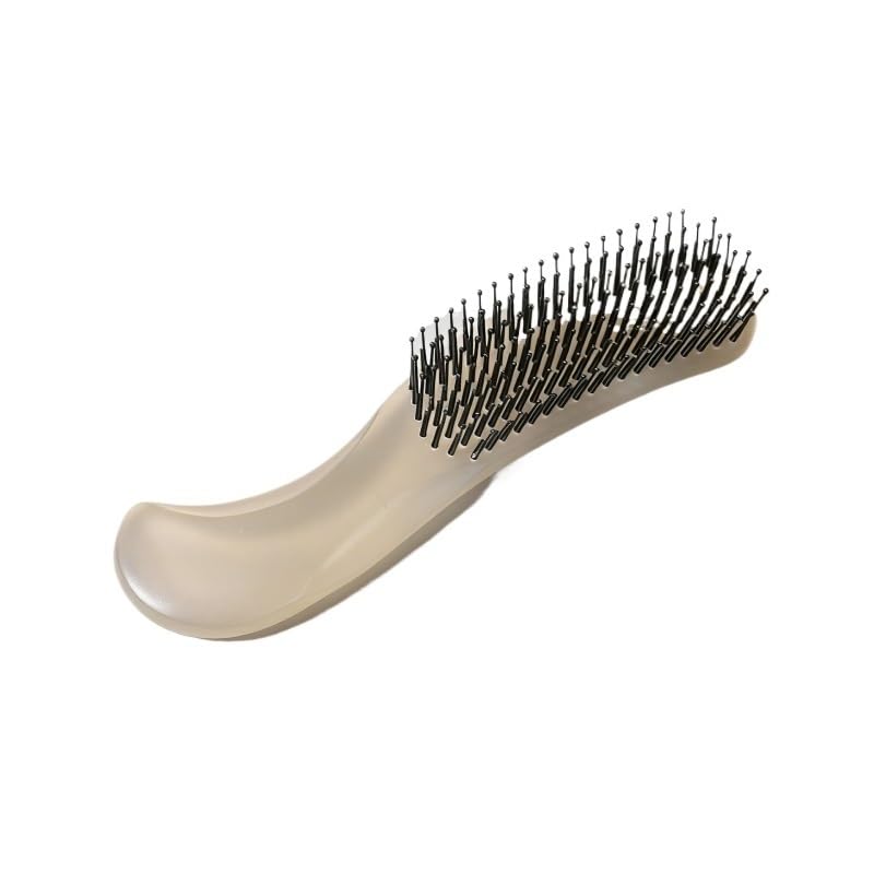 Curved Shaped Self Drying Comb Purpose Styling Portable Hairbrush