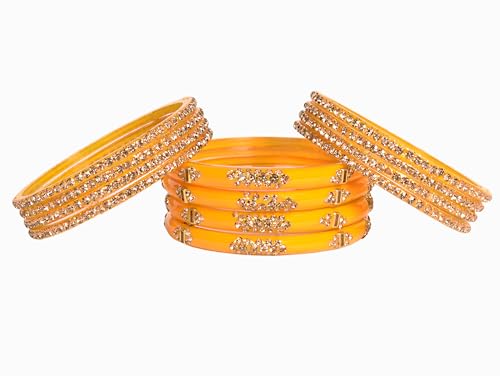 Image of Swara Creations Green Mehrun Red Glass Bangles Set for Women | Zirconwork Bangles | Glass bangles for festivals & occasions, Traditional glass bangles (SKU276)
