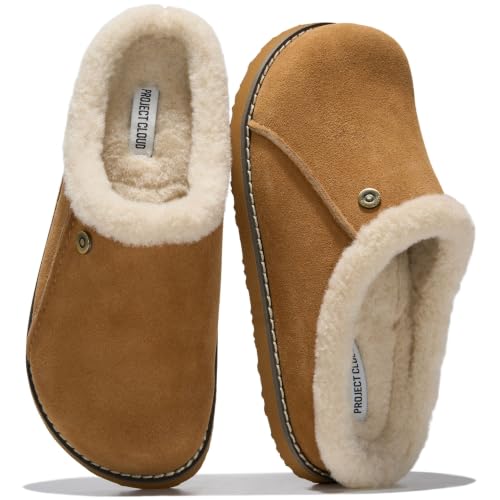 100% Genuine Leather Insole Clogs for Women Slip On Shoes for Women
