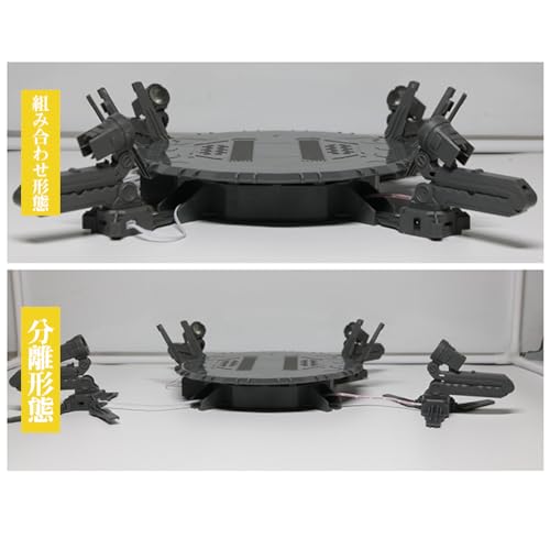 Base de cintre LED avec support d'action pour scène Gunpla