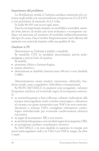 Obi Osservazione Breve Intensiva. Chi E Come Osservare, Chi Dimettere E Chi Ricoverare. Percorsi Clinico/Terapeutici Di Patologie Che Necessitano Di Osservazione. Seconda Edizione. - 12