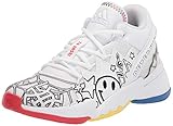 adidas D.O.N. Issue 2 Basketball Shoe, White/Red/Blue, 11 US Unisex Little Kid