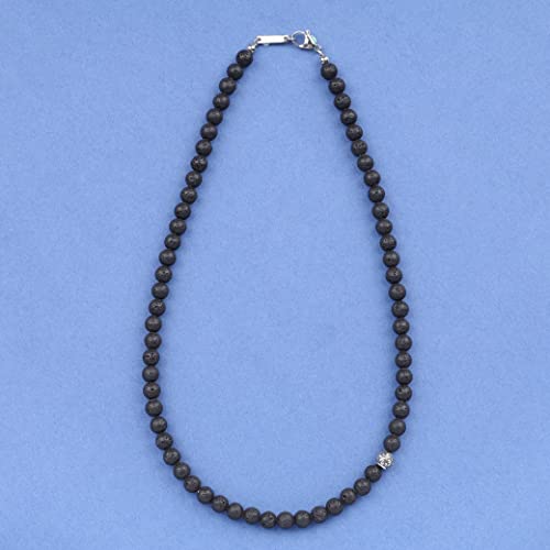 Gavu Lava Crystal Beaded Necklace For Men 22" #TOP5