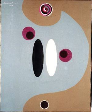 Peinture à l'huile texturée Tamas Lossonczy Shoving def 1984 grand format sur toile premium