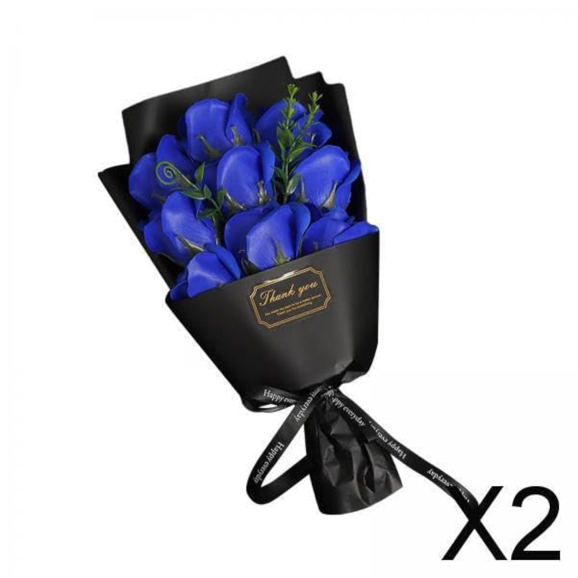 2xRose Flower Gift Ornament for Birthday Anniversary