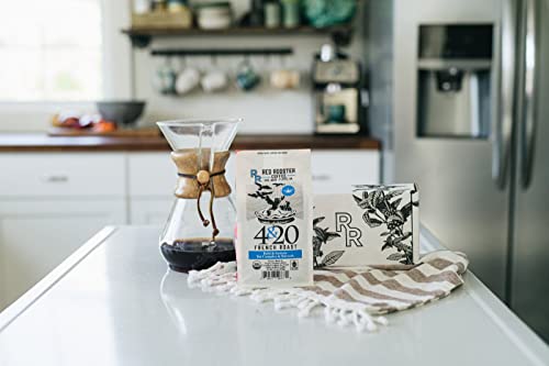 Red Rooster Coffee Organic 4&20 French Roast 12 oz miniatura 5