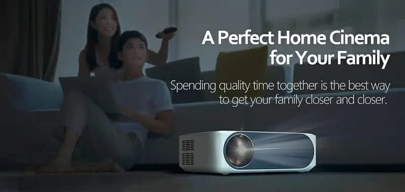 Image of AUN AKEY6 Full HD 4K Supported Led Basic Version Projector, 6500 Lumen and Home Theatre 1080P for Compatible with TV Stick, Set Top Box, HDMI, USB, Laptop