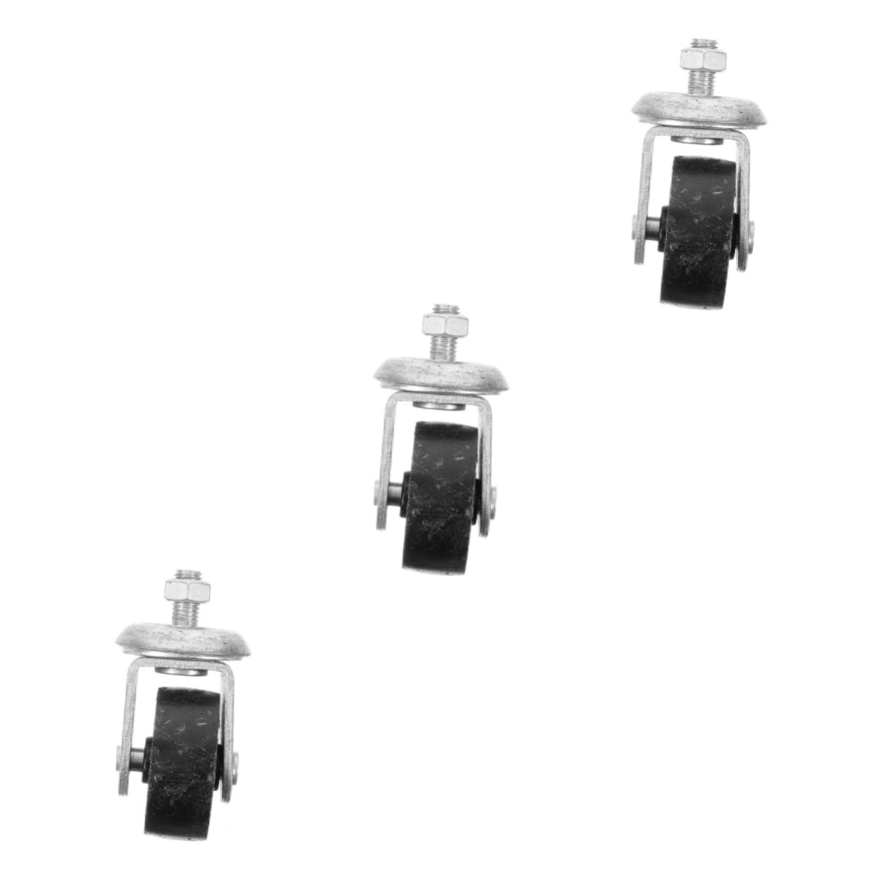Uonlytech 3pcs Horizontal Jack Heavy Duty Floor Jack Wheels Floor Jack Handle Replacement Floor Jack Caster Wheels Replacement Floor Jack Caster Floor Jack Casters Wheel for Floor Jack Metal