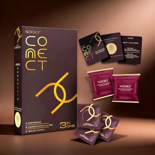 Nooky Connect Romance Booster Kit - Condoms | Mood-Lifting Chocolates ...
