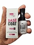 Fantasy Nails Base Gel 15ml Brush-On Gel Polish - Flawless Cutics Manicure Cosmetic - Strong Foundation for Nails