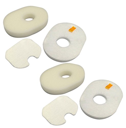 2 Packs Foam & Felt Filter Set for Shark Rocket HV300 HV310 XFFV300 UV450 Vacuum Filter (2)