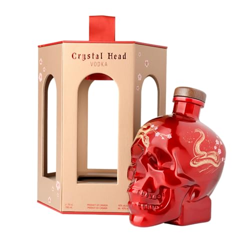 Crystal Head Vodka Lunar Snake 2025 Limited Edition | 0,7 l | 40% Vol. | Premium Vodka aus kanadischem Mais