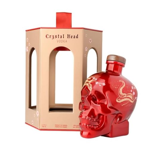Crystal Head Vodka Lunar Snake 2025 Limited Edition | 0,7 l | 40% Vol. | Premium Vodka aus kanadischem Mais