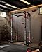 Garvee Power Cage, Multi-Functional Power Racks for Home Gym with Dual Pulley Systems, 1200 LBS Weight Capacity Fitness Squat Rack for Strength Workout with More Training Attachment