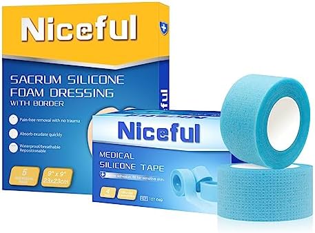 Dimora Silicone Medical Tape - Hypoallergenic First Aid Tapes With Easy Tear Design, Pain-Removal Surgical Tapes For Sensitive Skin, No Residue(1.6In X 59 In),1 Roll - View #3