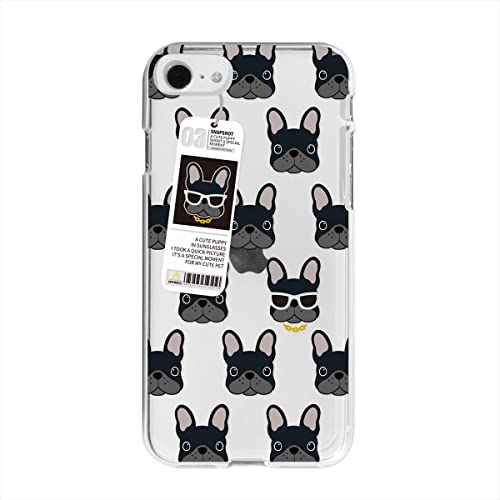 Dparks iPhone SE 3/SE 2/8/7 P[X \tg NA [  fB[p[NX 킢 LN^[ uhbO TPU h~ Qi CX[d ] bulldog DS22737iSE3yKiz