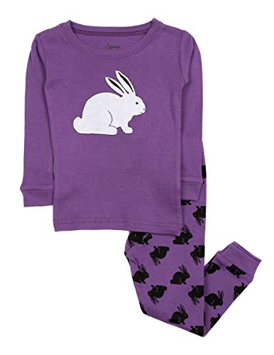 Leveret Kids & Toddler Horse Bird Girls Pajamas 2 Piece Pjs Set 100% Cotton Sleepwear (12 Months-14 Years)