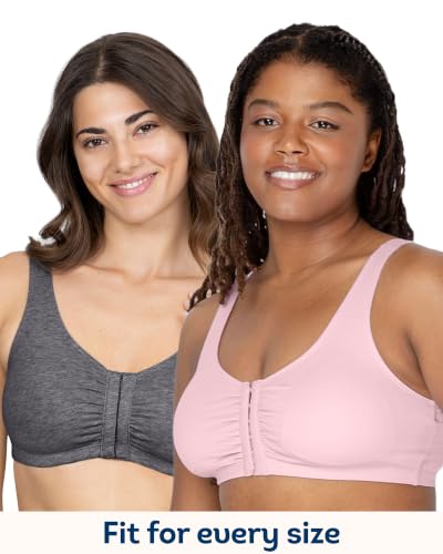 Image of Fruit of the Loom Women's Multi-Pack Front Close Sports Bra
