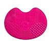 Sigma Beauty Makeup Brush Cleaner Mat – Sigma Spa Express Silicone Makeup Brush Cleaning Mat with Suction Cups for Cleaning Makeup Brushes, Compact Design Fit for Any Travel Makeup Kit (Pink)