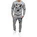 Produktbild Sannysis Herren Slim Fit Hoodie Herren Jogging Anzug Trainingsanzug Sweatshirt Hose Sportanzug