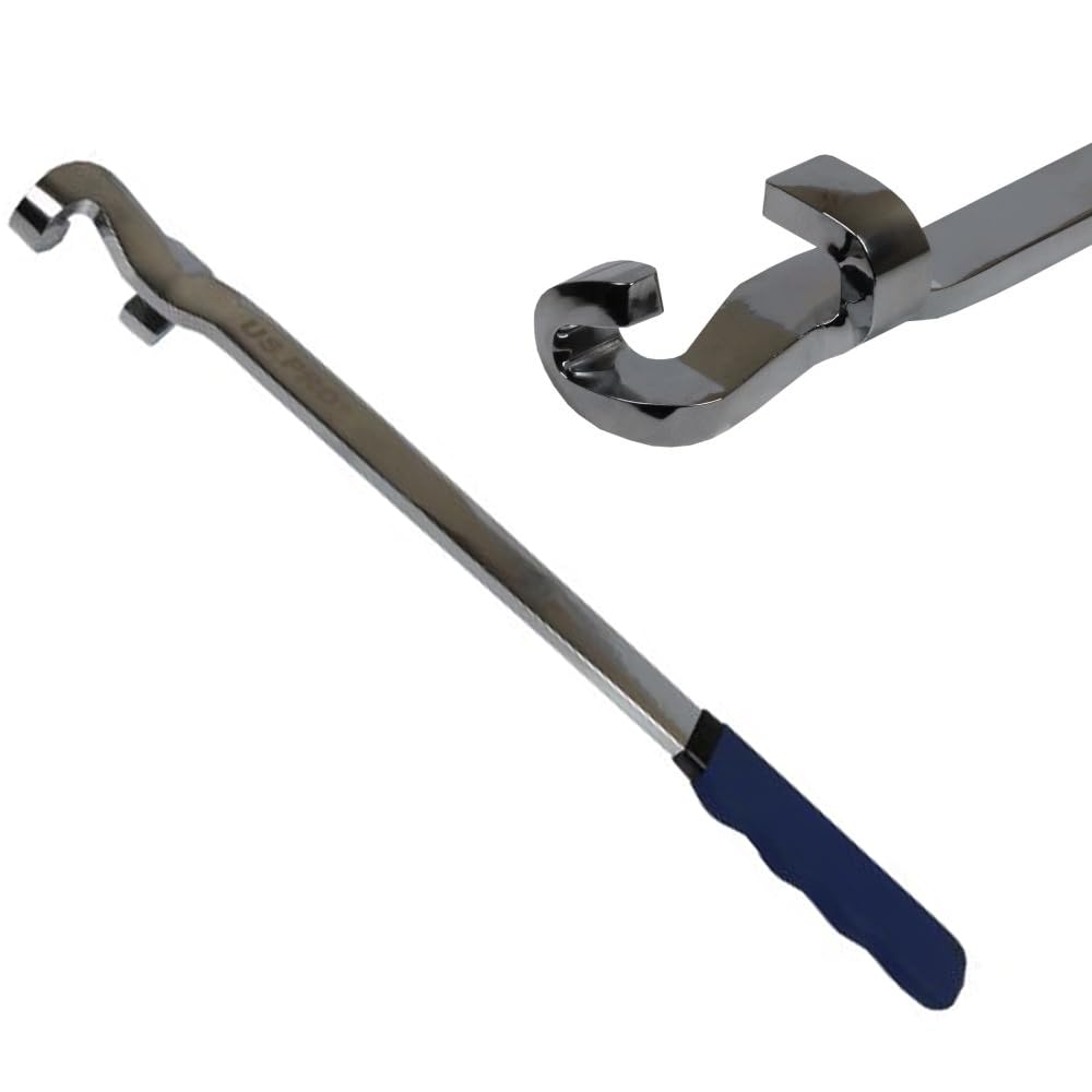 Us Pro Chrome Spanner Extension Bar Wrench Lever With Soft Grip Handle Extra Leverage