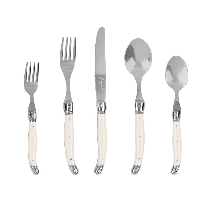 Amazon.com | French Home Laguiole 20 Piece Flatware Set – 18/10 Amazon.com | French Home Laguiole 20 Piece Flatware Set – 18/10