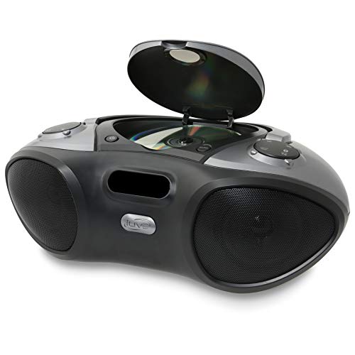 Ilive Boombox Bluetooth Speaker With Cd Player And Fm Radio (Black) #TOP2