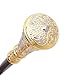 Golden Silver Luxury Flower Round Handle Fashion Walking Stick for Party Decorative Walking Cane Elegant Knob Crosier Knob 93cm