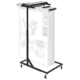 Estune Mobile Blueprint Storage Rack 18