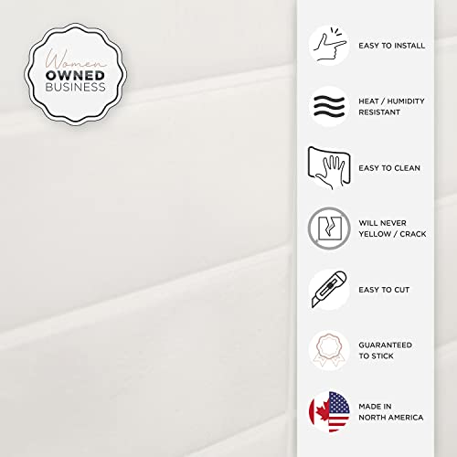 Smart Tiles Peel And Stick Backsplash - 5 Sheets Of 11.43" X 9" - 3D Adhesive Peel And Stick Tile Backsplash For Kitchen, Bathroom, Wall Tile #TOP3