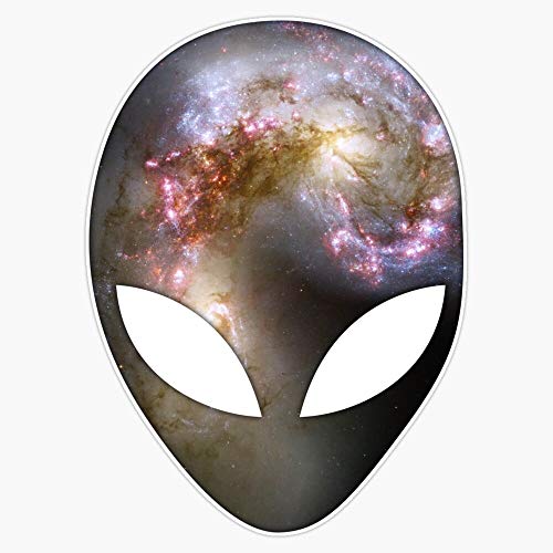 Space Alien Vinyl Waterproof Sticker Decal Car Laptop Wall Window Bumper Sticker 5