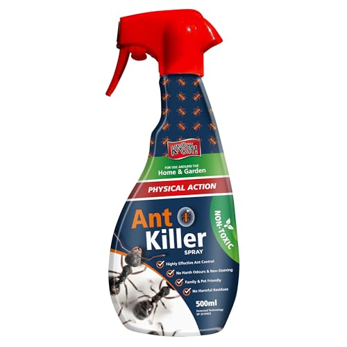 Barrettine Knock Out! Ant Spray (500ml) - Non Toxic Ready To Use Ant Killer Spray with Patented Technology Highly Effective Pest Control Family & Pet Friendly