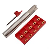 BAP 300R C20-20-150 Schaftfräser Set mit 10 HM-Einsätzen für Metallbearbeitung und Fräsen